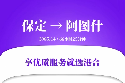 保定到阿图什物流专线-保定至阿图什货运公司2