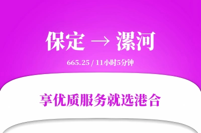 保定到漯河物流专线-保定至漯河货运公司2