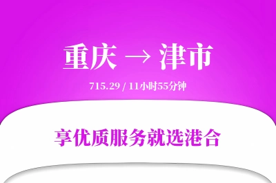 重庆到津市物流专线-重庆至津市货运公司2