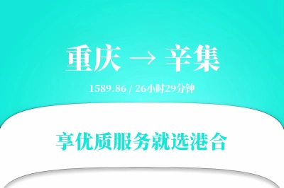 重庆到辛集搬家物流