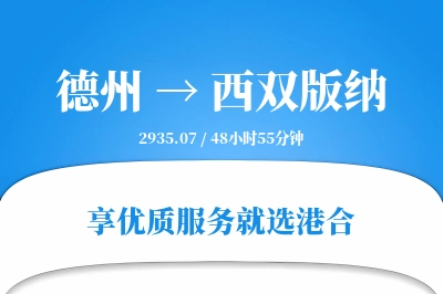 德州到西双版纳物流专线-德州至西双版纳货运公司2