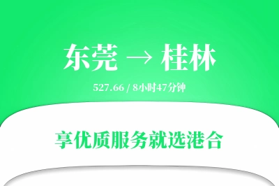 东莞到桂林物流专线-东莞至桂林货运公司2