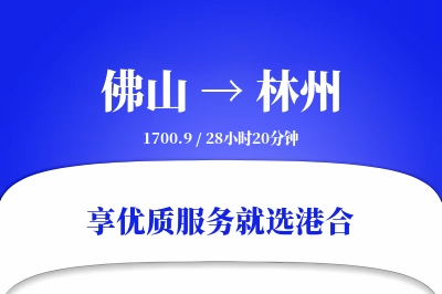 佛山到林州物流专线-佛山至林州货运公司2