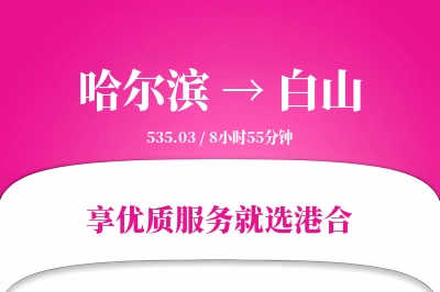 哈尔滨航空货运,白山航空货运,白山专线,航空运费,空运价格,国内空运