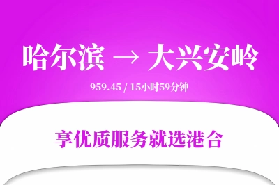 哈尔滨到大兴安岭物流专线-哈尔滨至大兴安岭货运公司2