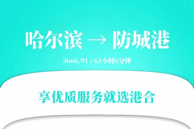 哈尔滨到防城港物流专线-哈尔滨至防城港货运公司2