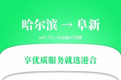 哈尔滨到阜新物流专线-哈尔滨至阜新货运公司2