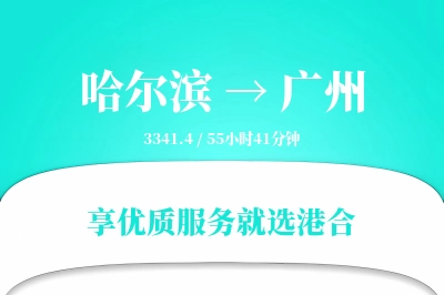 哈尔滨到广州搬家物流