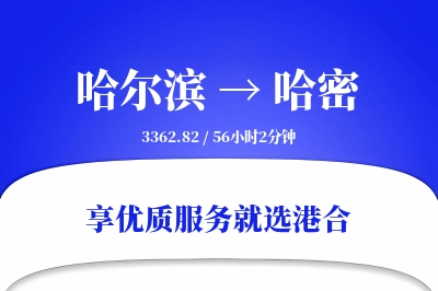 哈尔滨到哈密物流专线-哈尔滨至哈密货运公司2