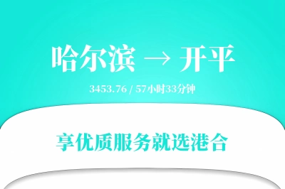 哈尔滨到开平物流专线-哈尔滨至开平货运公司2