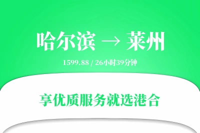 哈尔滨到莱州物流专线-哈尔滨至莱州货运公司2