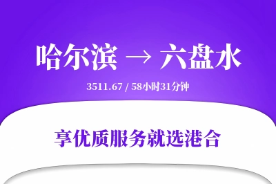 哈尔滨到六盘水物流专线-哈尔滨至六盘水货运公司2