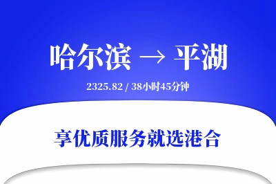 哈尔滨到平湖搬家物流