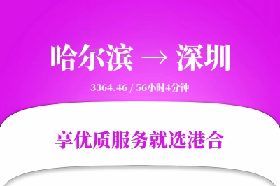 哈尔滨到深圳物流专线-哈尔滨至深圳货运公司2