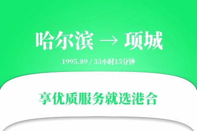 哈尔滨到项城物流专线-哈尔滨至项城货运公司2