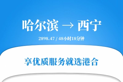 哈尔滨到西宁物流专线-哈尔滨至西宁货运公司2