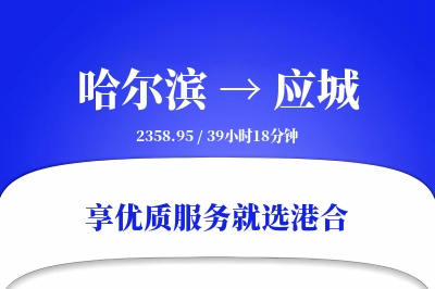 哈尔滨到应城物流专线-哈尔滨至应城货运公司2