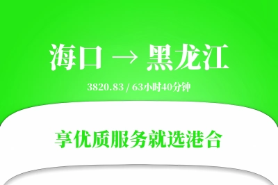 海口到黑龙江搬家物流