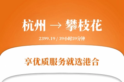 杭州航空货运,攀枝花航空货运,攀枝花专线,航空运费,空运价格,国内空运