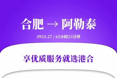 合肥到阿勒泰物流专线-合肥至阿勒泰货运公司2