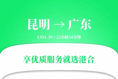 昆明到广东搬家物流