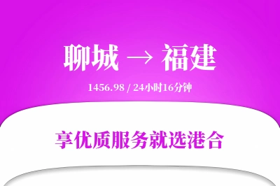 聊城到福建物流专线-聊城至福建货运公司2