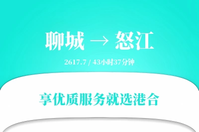 聊城到怒江物流专线-聊城至怒江货运公司2