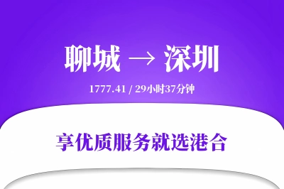 聊城到深圳物流专线-聊城至深圳货运公司2