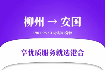 柳州到安国物流专线-柳州至安国货运公司2