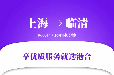 上海到临清物流专线-上海至临清货运公司2