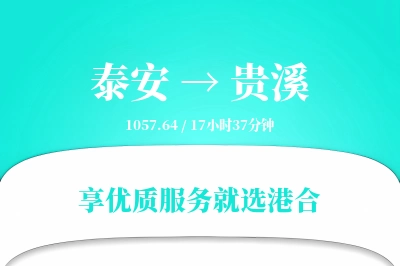 泰安到贵溪物流专线-泰安至贵溪货运公司2