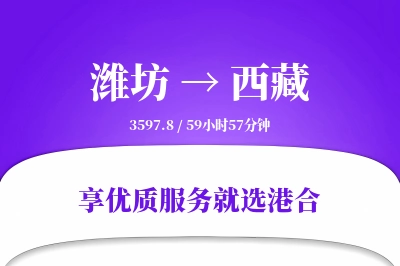 潍坊到西藏物流专线-潍坊至西藏货运公司2