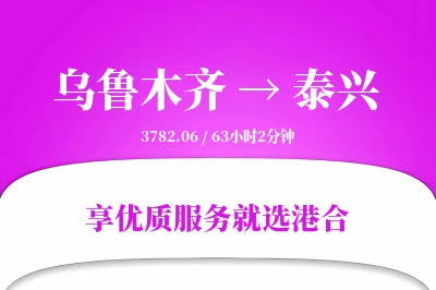 乌鲁木齐到泰兴物流专线-乌鲁木齐至泰兴货运公司2