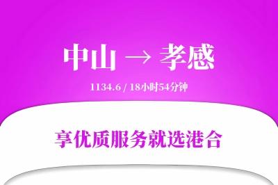 中山到孝感物流专线-中山至孝感货运公司2